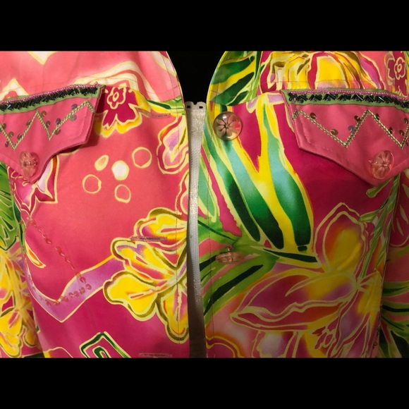 Tropical design jacket - Picture 5 of 9